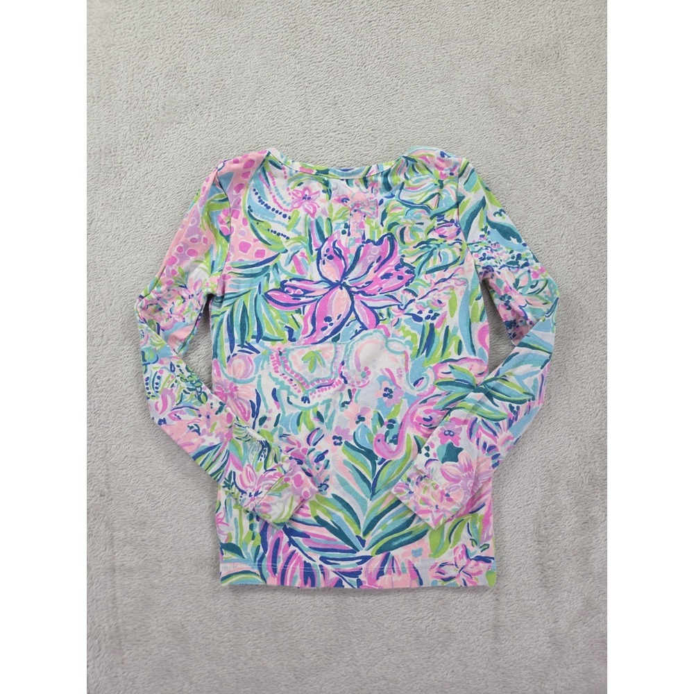 Lilly Pulitzer Pajama Top Pant Set Girls 6 - Picture 5 of 8
